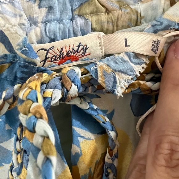 Faherty Sun Chaser Tiered Maxi Sundress - Size L - NWT - Picture 6 of 11